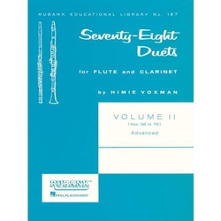 78 Duets for Flute and Clarinet Vol.2