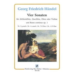 Händel, Georg Friedrich Vier Sonaten