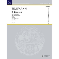 Georg Philipp Telemann Sechs Sonaten