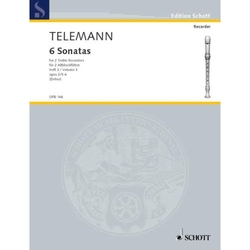 Georg Philipp Telemann, Sechs Sonaten
