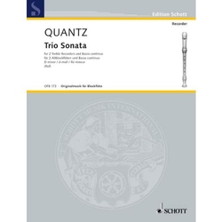 Johann Joachim Quantz Triosonate d-Moll