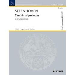 Karel van Steenhoven 7 minimal preludes