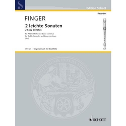 Gottfried Finger Zwei leichte Sonaten