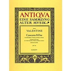 Robert Valentine Concerto B-Dur
