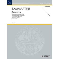 Giuseppe Sammartini Concerto F-Dur