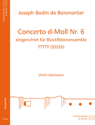 Joseph Bodin de Boismortier Concerto d-Moll Nr. 6