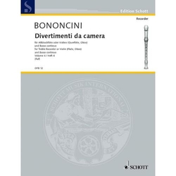 Giovanni Battista Bononcini Divertimenti da camera