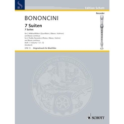 Giovanni Battista Bononcini Sieben Suiten