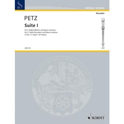 Johann Christoph Petz 2 Suiten