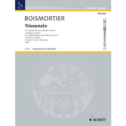 Joseph Bodin de Boismortier Triosonate G-Dur