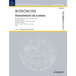 Giovanni Battista Bononcini Divertimenti da camera