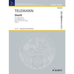 Georg Philipp Telemann Duett, B-Dur