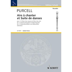 Henry Purcell Airs à chanter et Suites de danses
