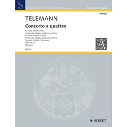 Georg Philipp Telemann Concerto a quattro