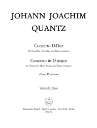 Quantz, Johann Joachim Konzert "Pour Potsdam" D-Dur