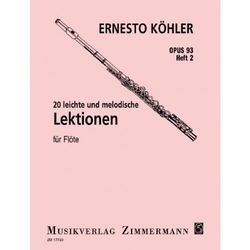 Köhler, Ernesto 20 leichte und melodische Lektionen
