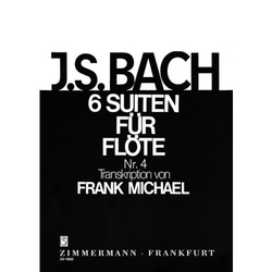 Bach, Johann Sebastian Sechs Suiten Nr. 4 Es-Dur