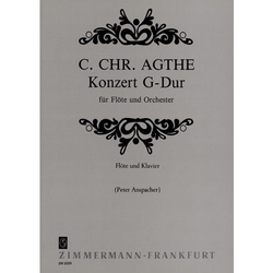 Agthe, Carl Christian  Konzert G-Dur