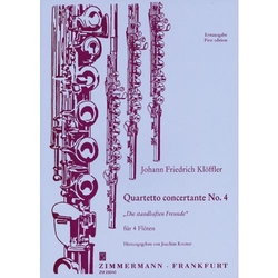 Klöffler, Johann Friedrich Sechs Quartetti concertanti