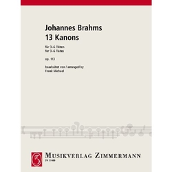 Brahms, Johannes 13 Kanons