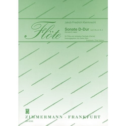 Kleinknecht, Jakob Friedrich Sonate D-Dur