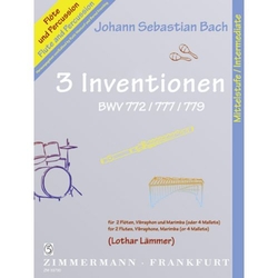Bach, Johann Sebastian 3 Inventionen