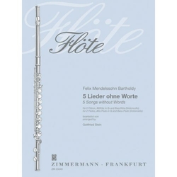 Mendelssohn Bartholdy, Felix 5 Lieder ohne Worte
