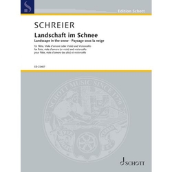 Anno Schreier Landschaft im Schnee