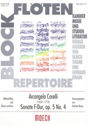 Corelli Arcangelo  Sonate op. 5, Nr. 4, F-Dur