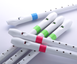 Nuvo Soprano recorder - White/green