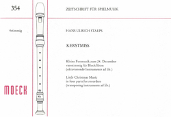 Staeps Hans Ulrich  Kerstmiss  Kleine Festmusik zum 24. Dezember