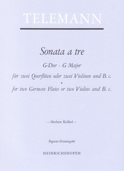 Georg Philipp Telemann Sonata a tre G-Dur