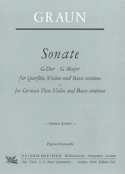 Johann Gottlieb Graun Sonate G-Dur