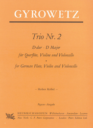Adalbert Gyrowetz Trio Nr. 2 D-Dur