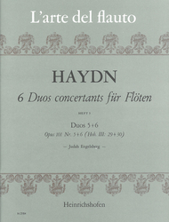Joseph Haydn 6 Duos concertants, Opus 101 Nr. 5 + 6