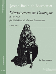 Joseph Bodin de Boismortier Divertissement de Campagne