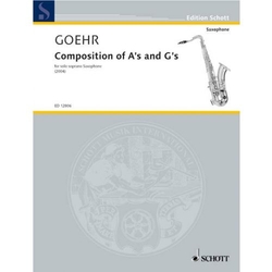 Alexander Goehr Composition of A's and G's