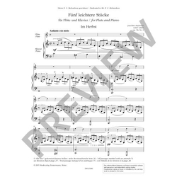 Joachim Andersen Fünf leichtere Stücke