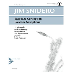 Jim Snidero Easy Jazz Conception for Baritone Saxophone