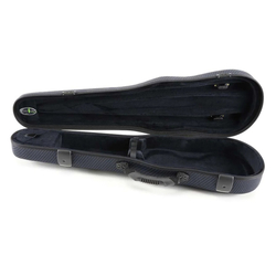 Jakob Winter Violin Shaped Case Greenline JW-51015-4/4-CABL Carbon modrá