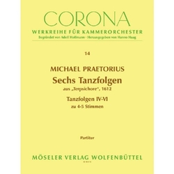 Michael Praetorius Sechs Tanzfolgen