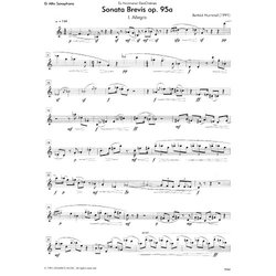Bertold Hummel Sonata Brevis