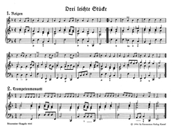 Aus einem Spielbuch von 1740