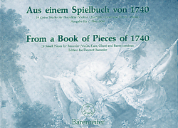 Aus einem Spielbuch von 1740