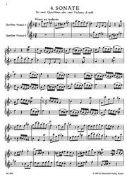 Telemann, Georg Philipp Sechs Sonaten im Kanon für zwei Querflöten oder zwei Violinen op. 5 TWV 40:118-123