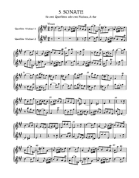 Telemann, Georg Philipp Sechs Sonaten im Kanon für zwei Querflöten oder zwei Violinen op. 5 TWV 40:118-123