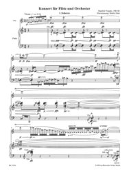 Trojahn Manfred Konzert für Flöte und Orchester