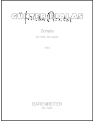Bialas Günter Sonate für Flöte und Klavier