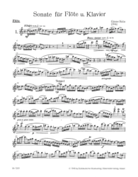Bialas Günter Sonate für Flöte und Klavier