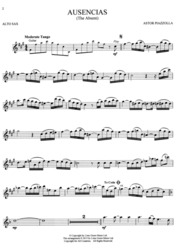 Astor Piazzolla Piazzolla Tangos Alto Saxophone